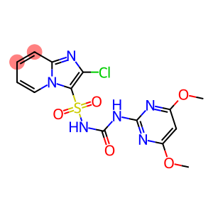 2-a)pyridine-3-sulfonamide,2-chloro-n-(((4,6-dimethoxy-2-pyrimidinyl)amino)carbonyl)-imidazo(