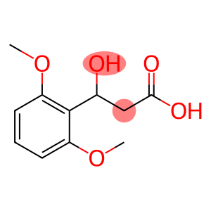 3-(2,6-dimethoxyphenyl)-3-hydroxypropanoic acid