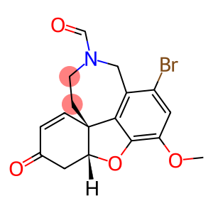 (4aR,8aR)-rel-1-Bromo-4a,5,9,10-tetrahydro-3-methoxy-6-oxo-6H-benzofuro[3a,3,2-ef][2]benzazepine-11(12H)-carboxaldehyde