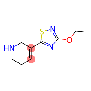 Pyridine, 3-(3-ethoxy-1,2,4-thiadiazol-5-yl)-1,2,5,6-tetrahydro- (9CI)