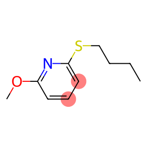 Pyridine, 2-(butylthio)-6-methoxy- (9CI)