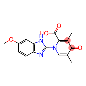 1,4-Dihydro-1-(5-Methoxy-1H-benziMidazol-2-yl)-3,5-diMethyl-4-oxo-2-Pyridinecarboxylic Acid