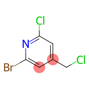 Pyridine, 2-bromo-6-chloro-4-(chloromethyl)-