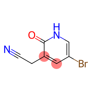 3-Pyridineacetonitrile, 5-bromo-1,2-dihydro-2-oxo-