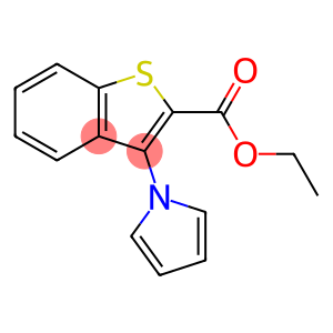Ethyl 3-(1H-pyrrol-1-yl)-1-benzothiophene-2-carboxylate
