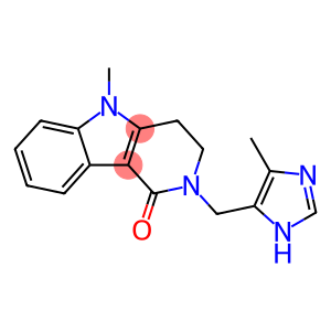 1H-Pyrido[4,3-b]indol-1-one, 2,3,4,5-tetrahydro-5-methyl-2-[(4-methyl-1H-imidazol-5-yl)methyl]-