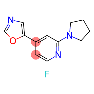 5-(2-氟-6-(吡咯烷-1-基)吡啶-4-基)恶唑