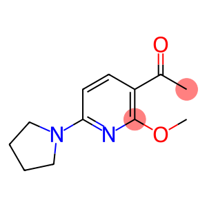 1-(2-Methoxy-6-(pyrrolidin-1-yl)pyridin-3-yl)-ethanone