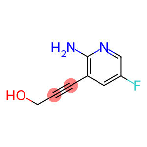 3-(2-Amino-5-fluoropyridin-3-yl)prop-2-yn-1-ol