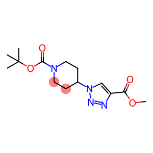 4-(4-Methoxycarbonyl-[1,2,3]triazol-1-yl)-piperidine-1-carboxylic acid tert-butyl ester