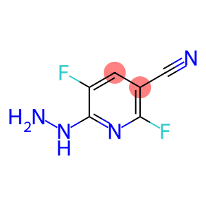 3-Cyano-2,5-difluoro-6-hydrazinopyridine