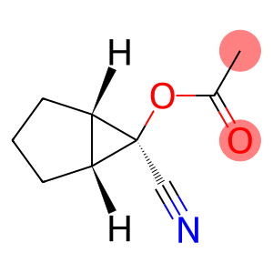 Bicyclo[3.1.0]hexane-6-carbonitrile, 6-(acetyloxy)-, (1-alpha-,5-alpha-,6-ba-)- (9CI)