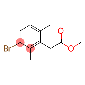 Benzeneacetic acid, 3-broMo-2,6-diMethyl-, Methyl ester