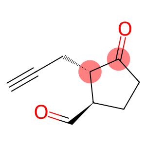 Cyclopentanecarboxaldehyde, 3-oxo-2-(2-propynyl)-, trans- (9CI)