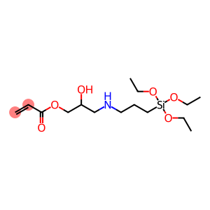 [2-hydroxy-3-(3-triethoxysilylpropylamino)propyl] prop-2-enoate