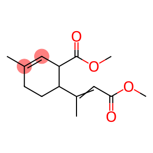 Methyl 6-(3-methoxy-1-methyl-3-oxo-1-propenyl)-3-methyl-2-cyclohexane-1-carboxylate