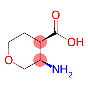2H-Pyran-4-carboxylic acid, 3-aminotetrahydro-, (3R,4R)-rel-