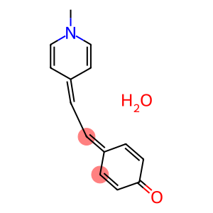 4-[(1-甲基-4(1H)-吡啶亚基)亚乙基]-2,5-环己二烯-1-酮水合物