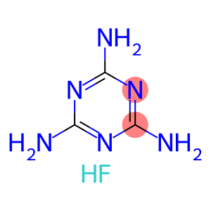 1,3,5-Triazine-2,4,6-triamine hydrofluoride, s-Triazine-2,4,6-triamine hydrofluoride