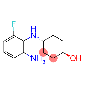 (1R*,4R*)-4-(2-Amino-6-fluorophenylamino)cyclohexanol