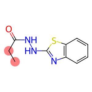 Propanoic acid, 2-(2-benzothiazolyl)hydrazide (9CI)