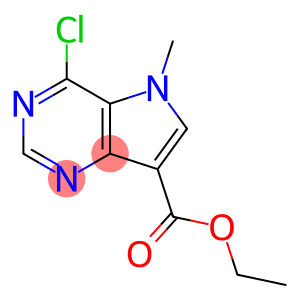 ethyl 4-chloro-5-methyl-5h-pyrrolo[3,2-d]pyrimidine-7-carboxylate