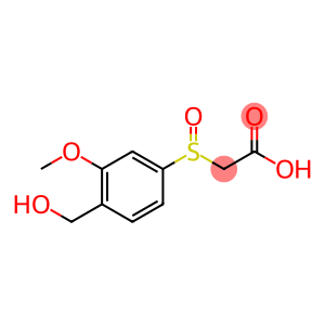 2-[[4-(Hydroxymethyl)-3-methoxyphenyl]sulfinyl]acetic acid