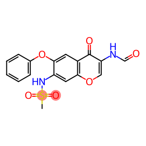 3-(Formylamino)-7-(methylsulfonylamino)-6-phenoxy-4H-1-benzopyran-4-one