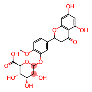 5-(3,4-二氢-5,7-二羟基-4-氧代-2H-1-苯并吡喃-2-基)-2-甲氧基苯基 BETA-D-吡喃葡糖苷酸