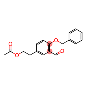 4-O-Benzyl Tyrosol a-Acetate 3-Aldehyde