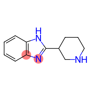 1H-Benzimidazole, 2-(3-piperidinyl)-