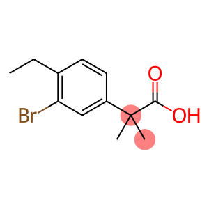 2-(3-bromo-4-ethylphenyl)-2-methylpropanoic acid