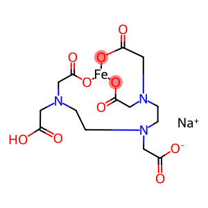 N,N-二[2-[二(羧甲基)氨基]乙基]基氨本(5-)合铁钠