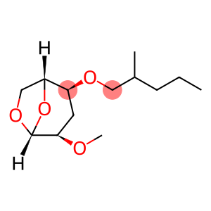 .beta.-D-ribo-Hexopyranose, 1,6-anhydro-3-deoxy-2-O-methyl-4-O-(2-methylpentyl)-