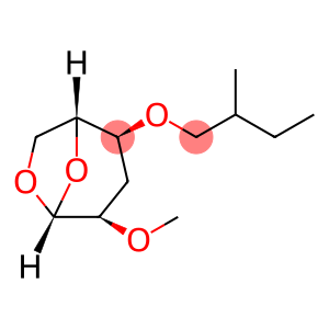 .beta.-D-ribo-Hexopyranose, 1,6-anhydro-3-deoxy-2-O-methyl-4-O-(2-methylbutyl)-