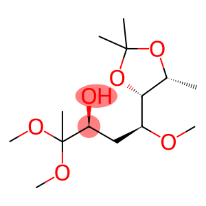 allo-2-Octulose, 1,4,8-trideoxy-5-O-methyl-6,7-O-(1-methylethylidene)-, dimethyl acetal