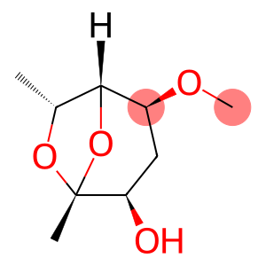 .beta.-allo-2-Octulopyranose, 2,7-anhydro-1,4,8-trideoxy-5-O-methyl-