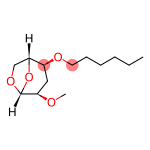 .beta.-D-ribo-Hexopyranose, 1,6-anhydro-3-deoxy-4-O-hexyl-2-O-methyl-