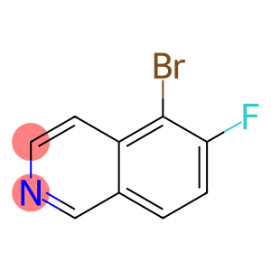 Isoquinoline, 5-bromo-6-fluoro-