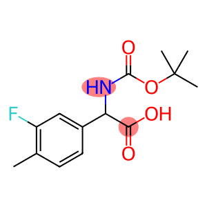Benzeneacetic acid, α-[[(1,1-dimethylethoxy)carbonyl]amino]-3-fluoro-4-methyl-
