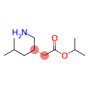 Hexanoic acid, 3-(aminomethyl)-5-methyl-, 1-methylethyl ester, (3S)-