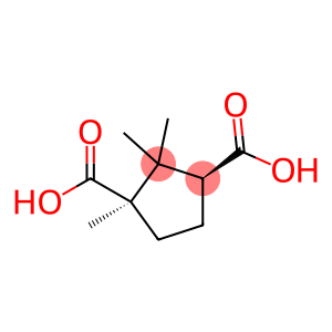 1,3-Cyclopentanedicarboxylic acid, 1,2,2-trimethyl-, (1R-cis)-