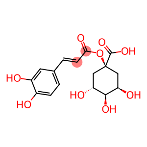 Cinnamic acid, 3,4-dihydroxy-, (-)-1-carboxy-3,4,5-trihydroxycyclohexyl ester