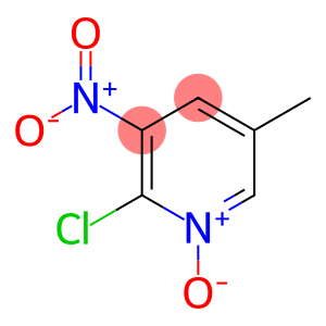 Pyridine, 2-chloro-5-methyl-3-nitro-, 1-oxide