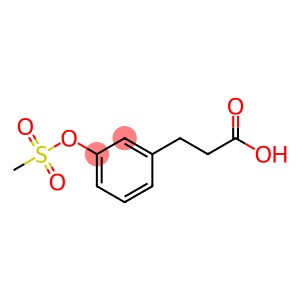 3-[3-(Methanesulfonyloxy)phenyl]propanoic acid