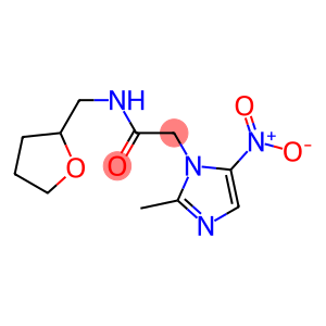 2-(2-methyl-5-nitroimidazol-1-yl)-N-(oxolan-2-ylmethyl)acetamide