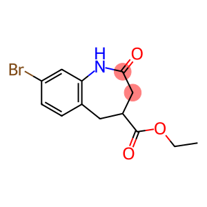 ETHYL 8-BROMO-2-OXO-2,3,4,5-TETRAHYDRO-1H-BENZO[B]AZEPINE-4-CARBOXYLATE