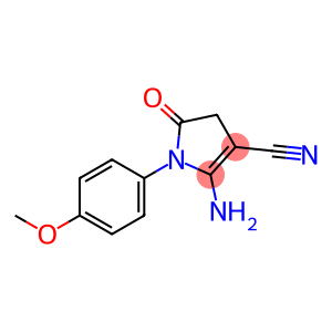 2-氨基-1-(4-甲氧基苯基)-5-氧代-4,5-二氢-1H-吡咯-3-甲腈