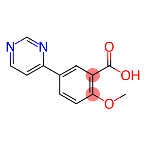 2-methoxy-5-(pyrimidin-4-yl)benzoic acid