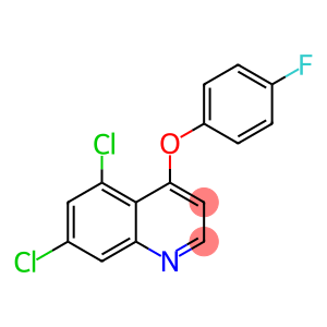 5,7-dichloro-4-quinolyl-4-fluorophenyl ether